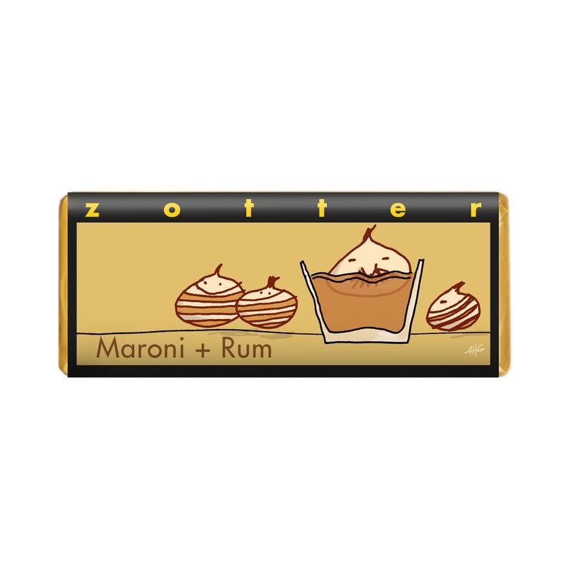 Maroni + Rum Zotter Schokolade
