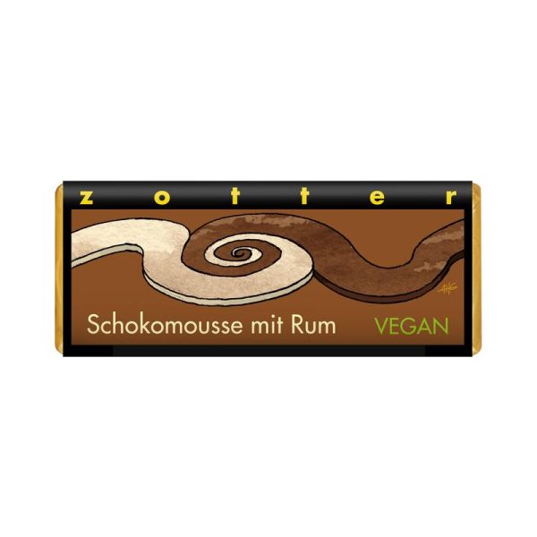 Schokomousse mit Rum vegan Zotter Schokolade