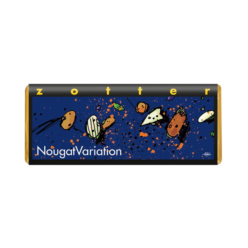 Nougatvariation Zotter Schokolade