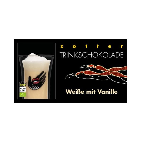 Trinkschokolade Weiße mit Vanille Zotter