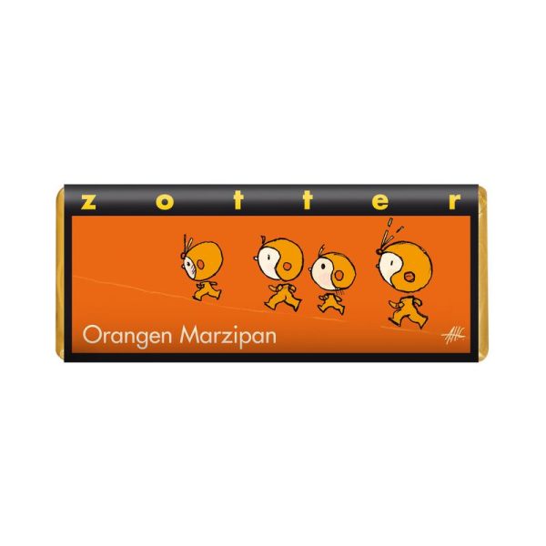 Orangen Marzipan Zotter Schokolade