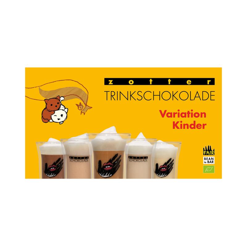 Variation Kinder Trinkschokolade Zotter