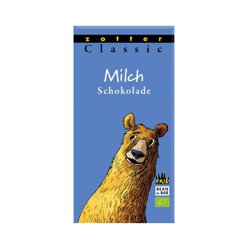 Classic Milch Schokolade Zotter Schokolade