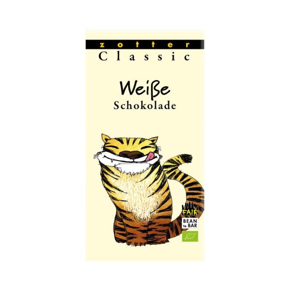 Zotter Schokolade - Classic Weiße Schokolade 10 Stück zu 70 g