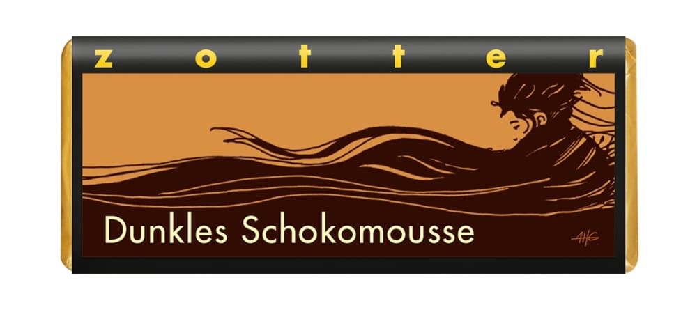 Zotter Schokolade - Dunkles Schokomousse 10 Stück zu 70 g