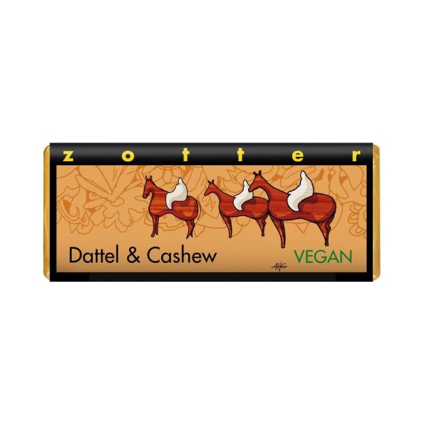 Dattel & Cashew vegan Zotter Schokolade