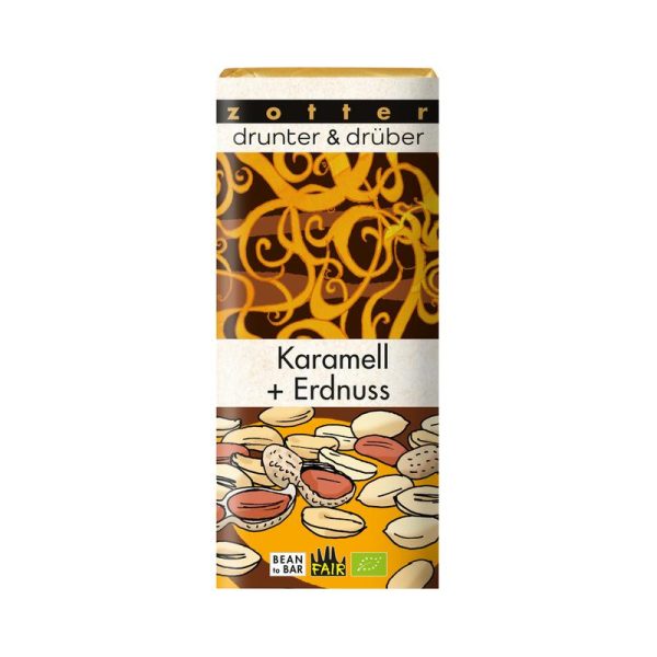 drunter & drüber Karamell + Erdnuss Zotter Schokolade