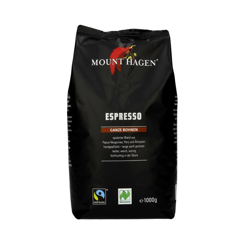 Espresso Ganze Bohne Mount Hagen