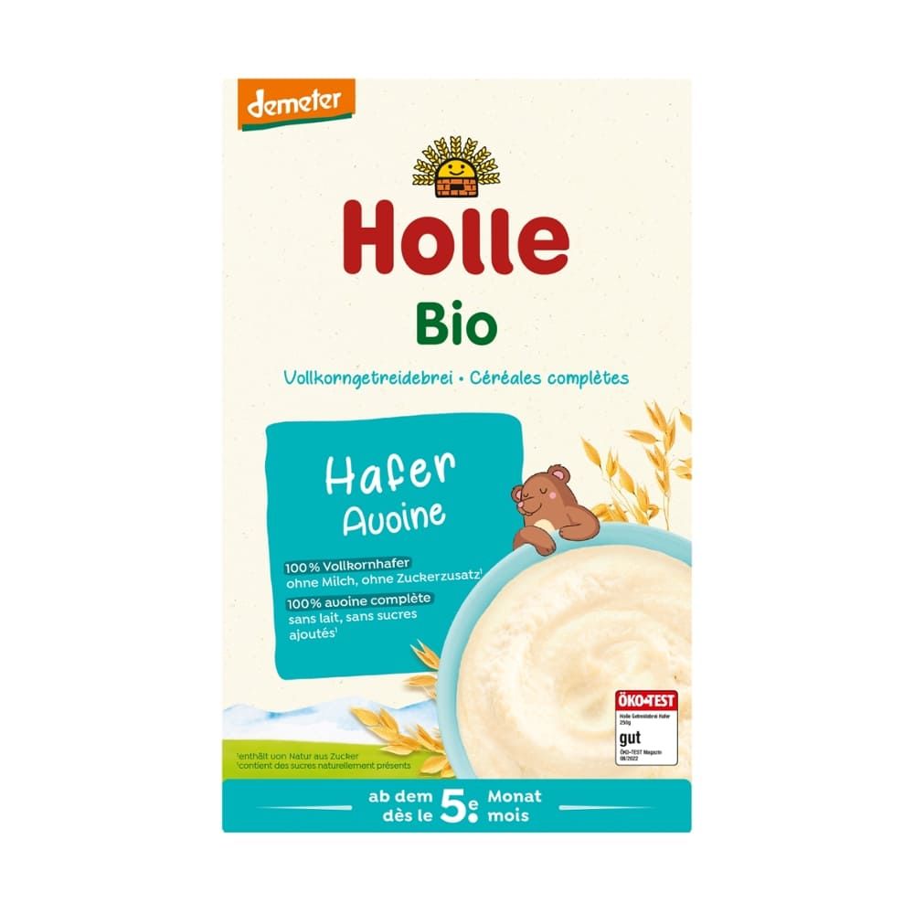 Holle - Bio Vollkorngetreidebrei Hafer 6 Stück zu 250 g