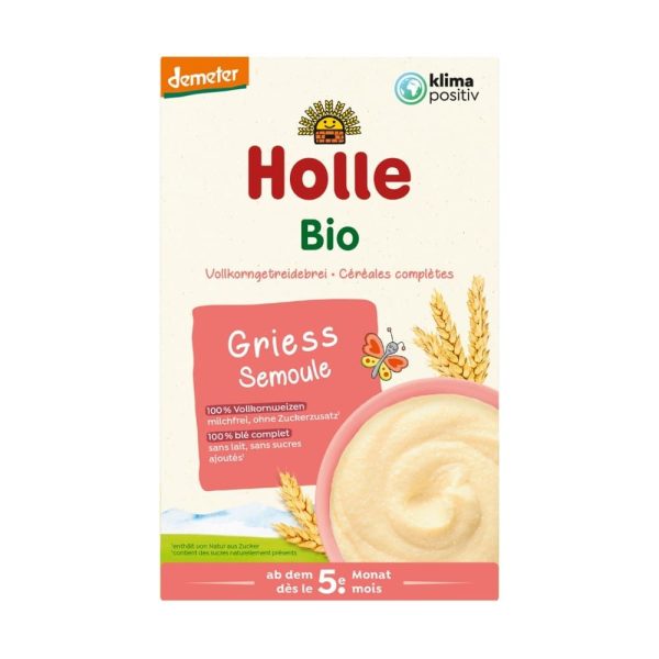 Bio Vollkorngetreidebrei Griess Holle