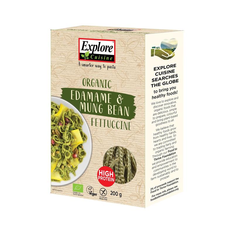 Organic Edamame & Mung Bean Fettuccine Explore
