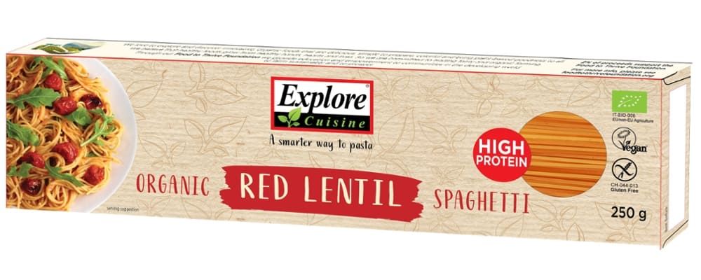 Explore - Organic Red Lentil Spaghetti 12 Stück zu 250 g