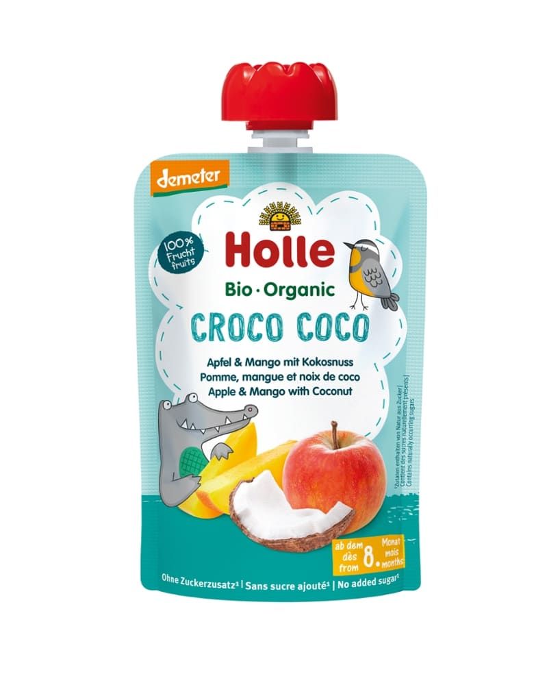 Croco Coco Apfel & Mango mit Kokosnuss Holle