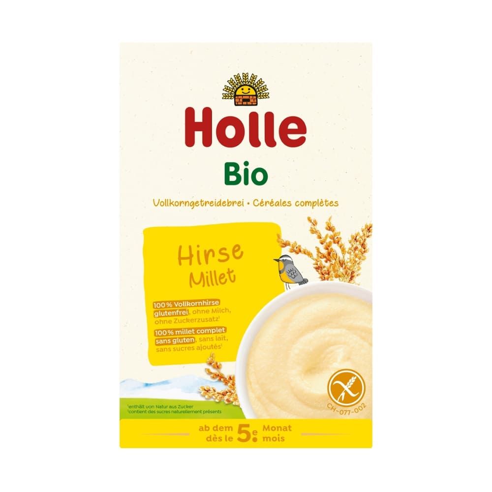 Holle - Bio Vollkorngetreidebrei Hirse 6 Stück zu 250 g