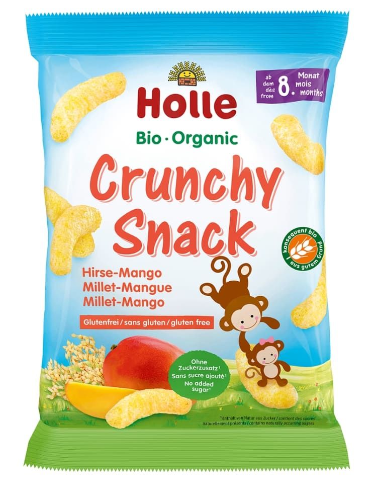 Crunchy Snack Hirse-Mango Holle