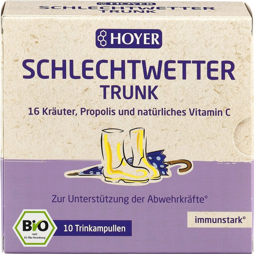 Hoyer - Schlechtwetter Trunk 5 Pkg. zu 10 Stück mit 10 ml