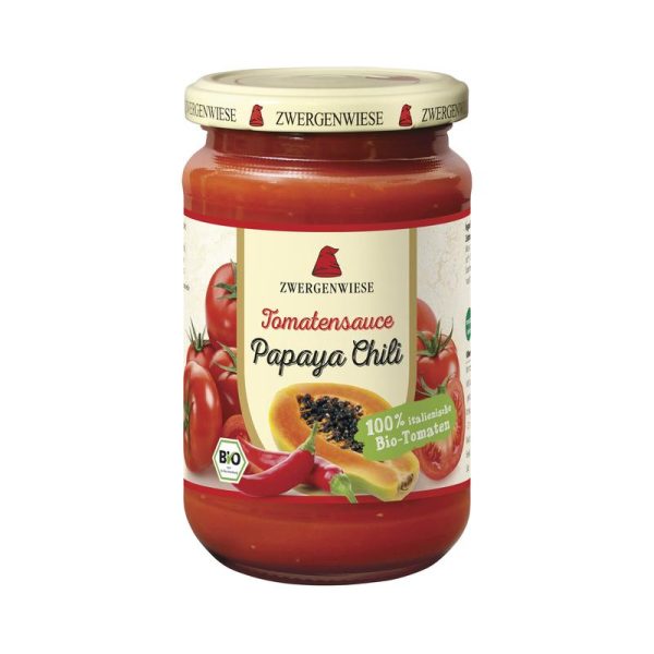 Tomatensauce Papaya Chili Zwergenwiese