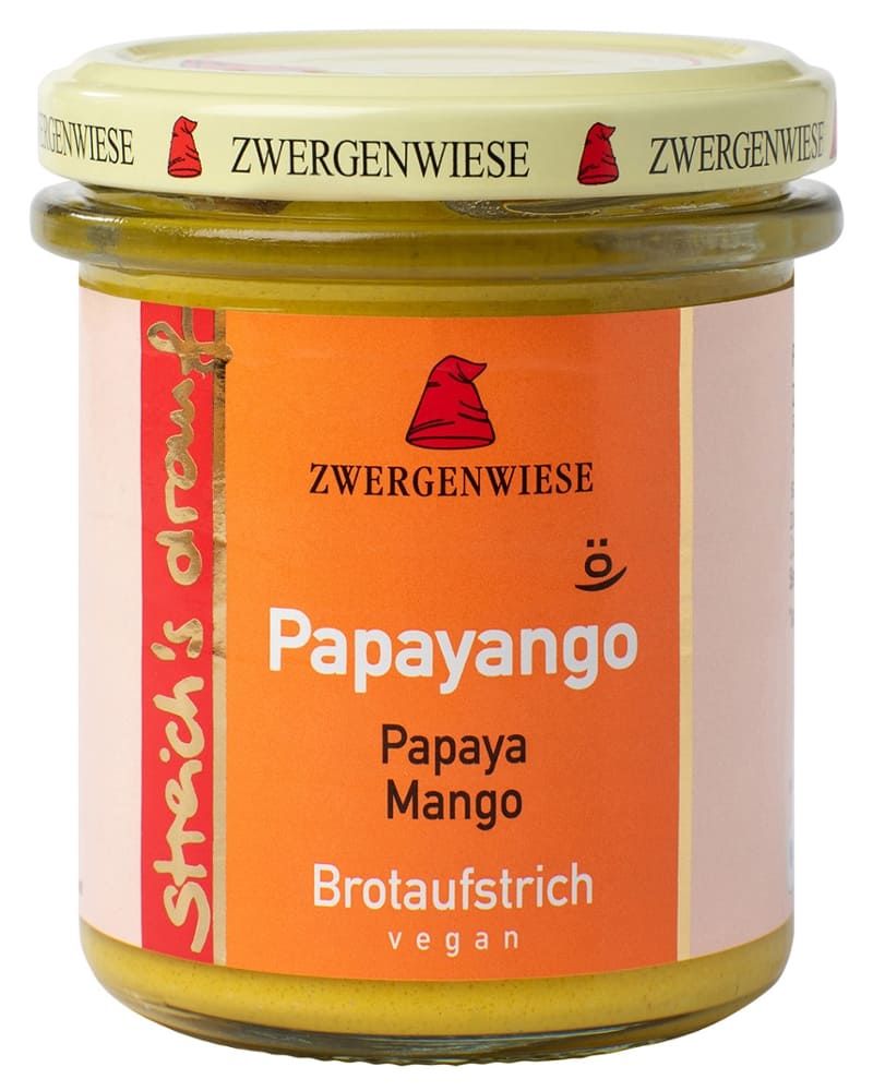 Zwergenwiese - streichs drauf Papayango Papaya Mango 6 Stück zu 160 g