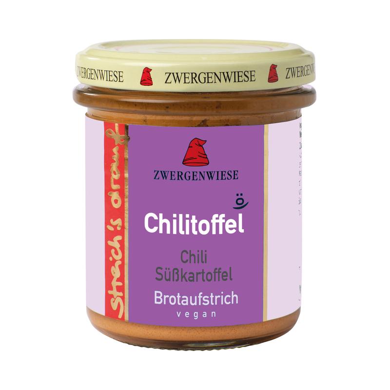 Chilitoffel Chili Süßkartoffel Brotaufstrich Zwergenwiese