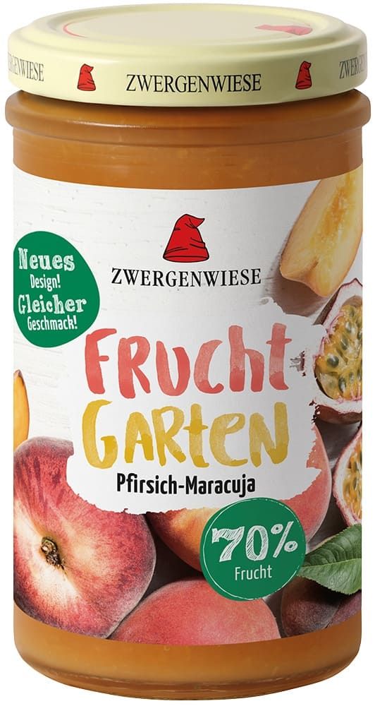 Zwergenwiese - Fruchtgarten Pfirsich-Maracuja 6 Stück zu 225 g