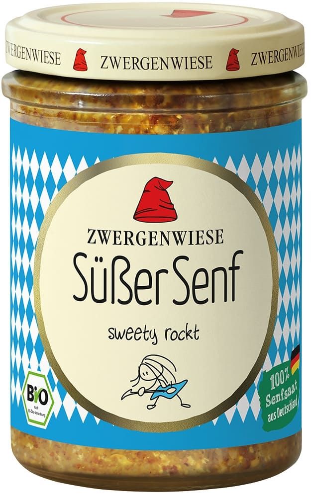 Zwergenwiese - Süßer Senf 6 Stück zu 160 g