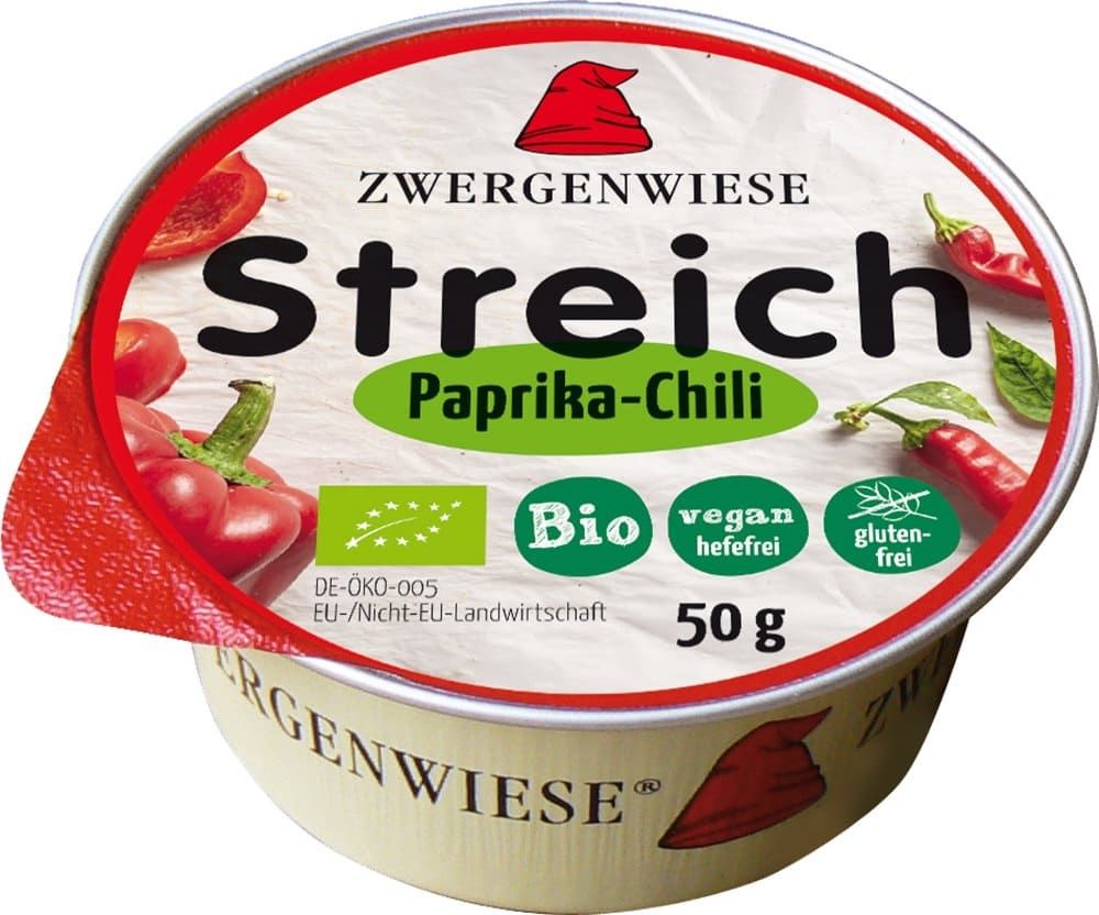 Zwergenwiese - Streich Paprika-Chili 12 Stück zu 50 g