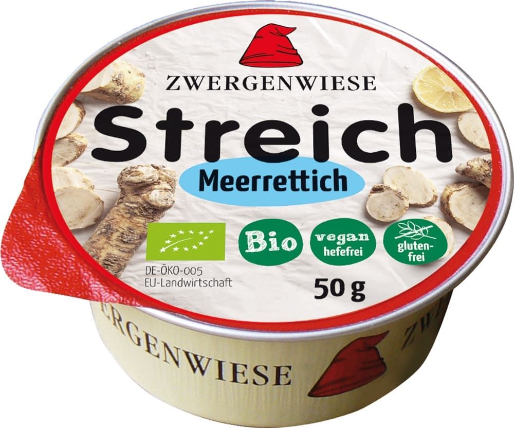 Zwergenwiese - Streich Meerrettich 12 Stück zu 50 g