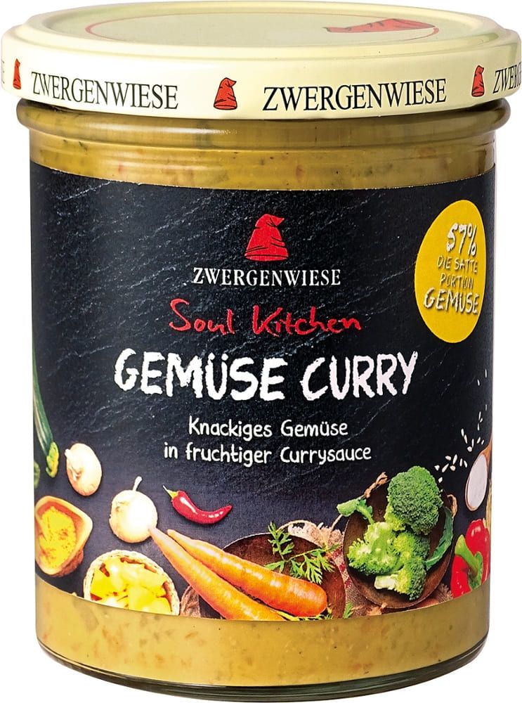 Zwergenwiese - Soul Kitchen Gemüse Curry 6 Stück zu 370 g