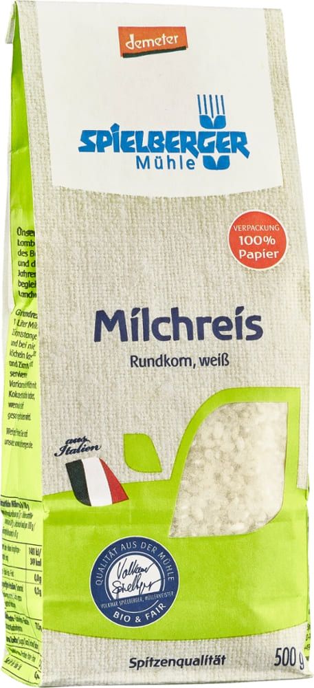 Spielberger - Milchreis Rundkorn weiß 500 g