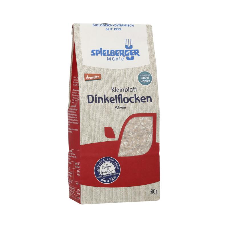 Kleinblatt Dinkelflocken Vollkorn Spielberger