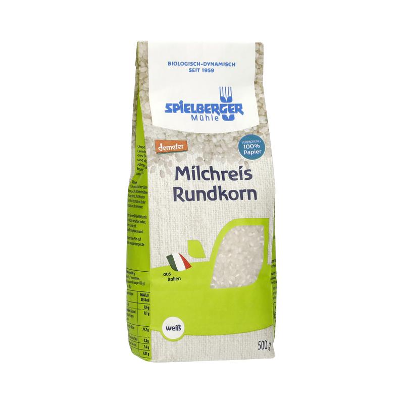 Milchreis Rundkorn weiß Spielberger