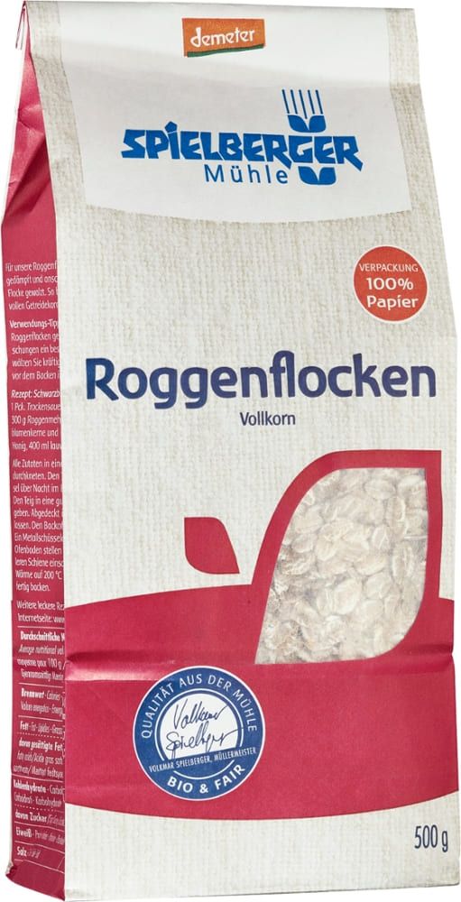 Roggenflocken Vollkorn Spielberger