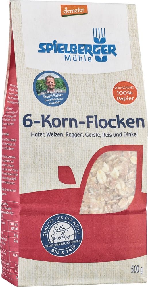 Spielberger - 6-Korn-Flocken 6 Stück zu 500 g