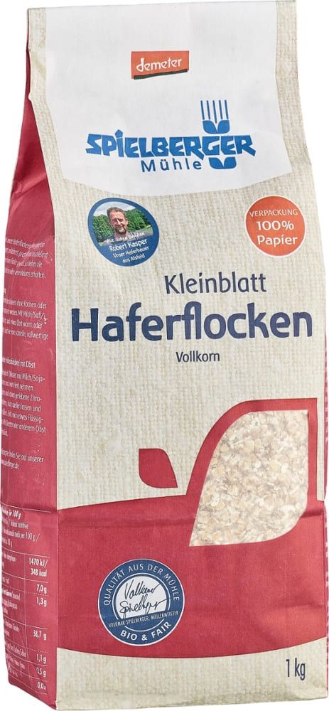  Kleinblatt Haferflocken Vollkorn Spielberger