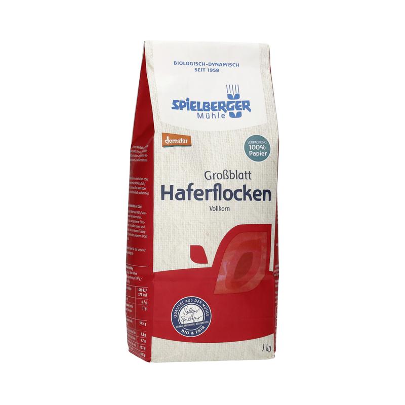 Großblatt Haferflocken Vollkorn Spielberger
