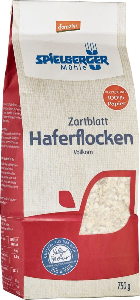 Spielberger - Zartblatt Haferflocken Vollkorn