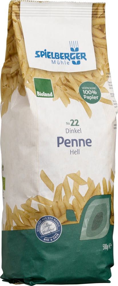 Spielberger - Dinkel Penne hell 8 Stück zu 500 g