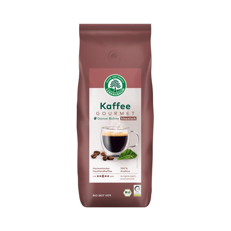 Kaffee Gourmet Ganze Bohne Klassisch Lebensbaum