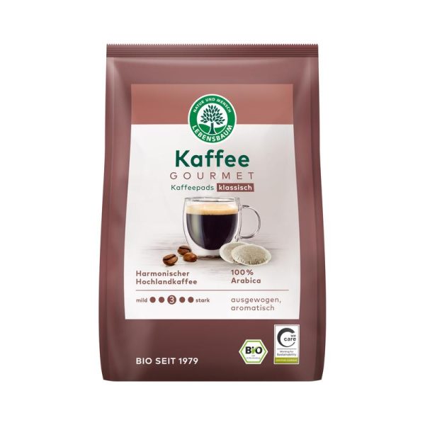 Kaffee Gourmet Kaffeepads klassisch Lebensbaum