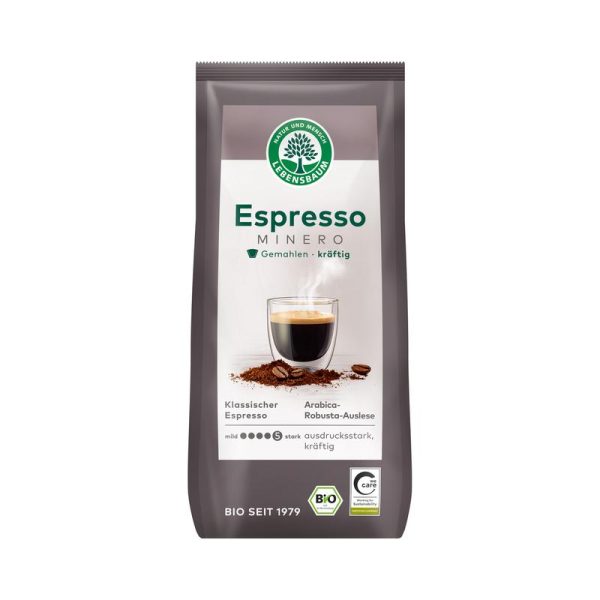 Espresso Minero Gemahlen Lebensbaum