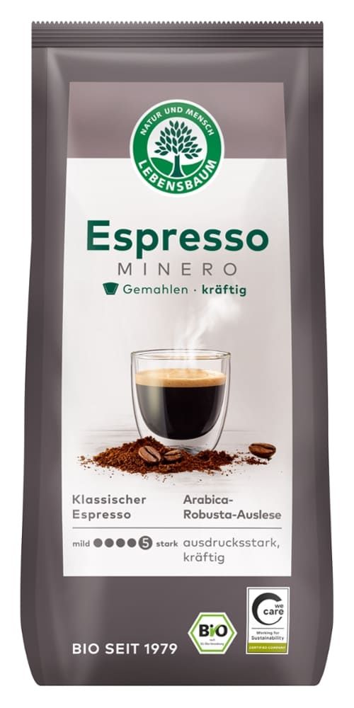 Lebensbaum - Espresso Minero Gemahlen 6 Stück zu 250 g