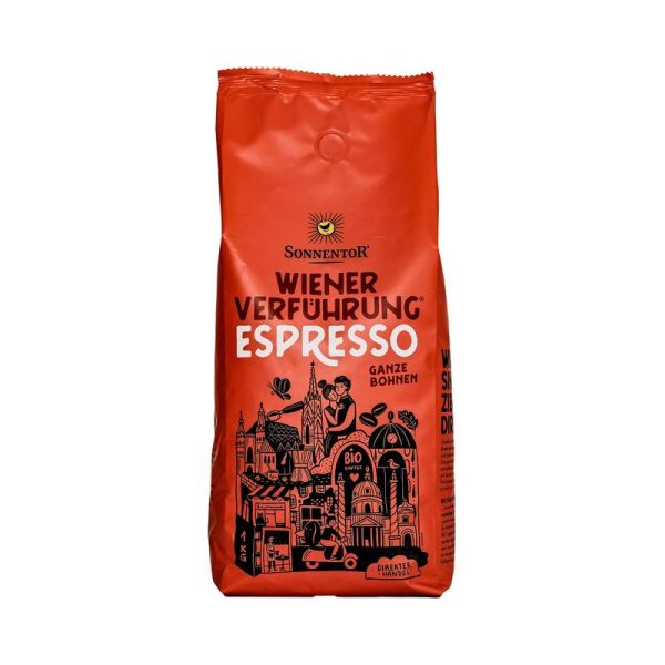 Wiener Verführung Espresso ganze Bohnen Sonnentor