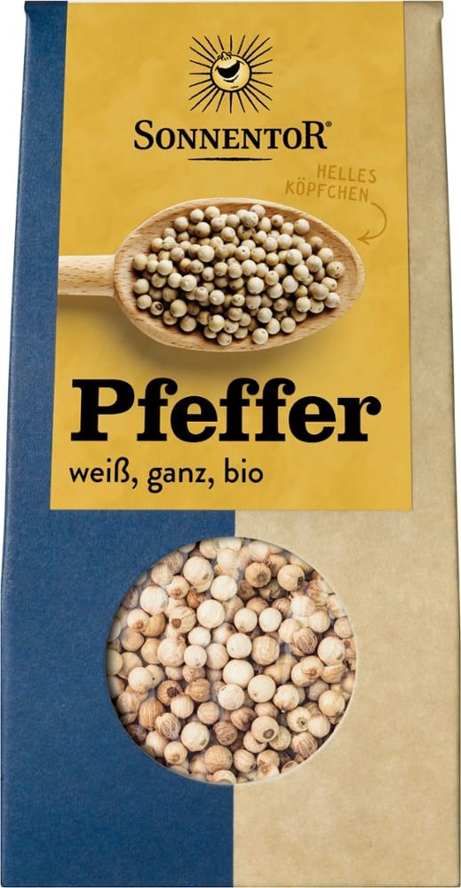 Sonnentor - Pfeffer weiß ganz 35 g