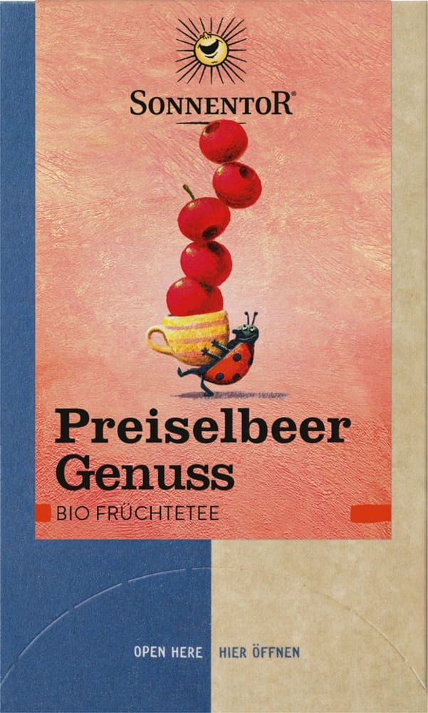 Sonnentor - Preiselbeer Genuss Teebeutel