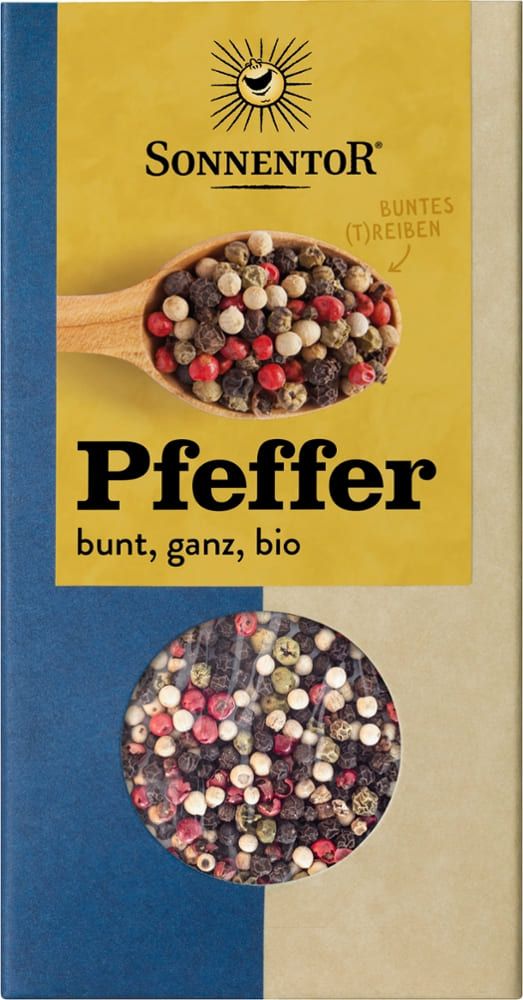 Sonnentor - Pfeffer bunt ganz 50 g