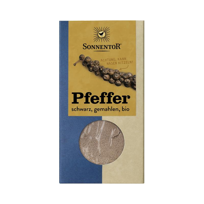 Pfeffer schwarz gemahlen Sonnentor