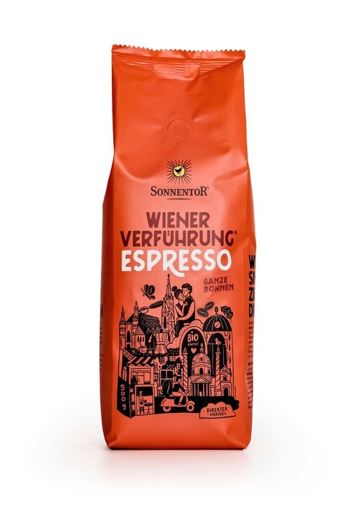 Sonnentor - Wiener Verführung Espresso Ganze Bohnen 500 g