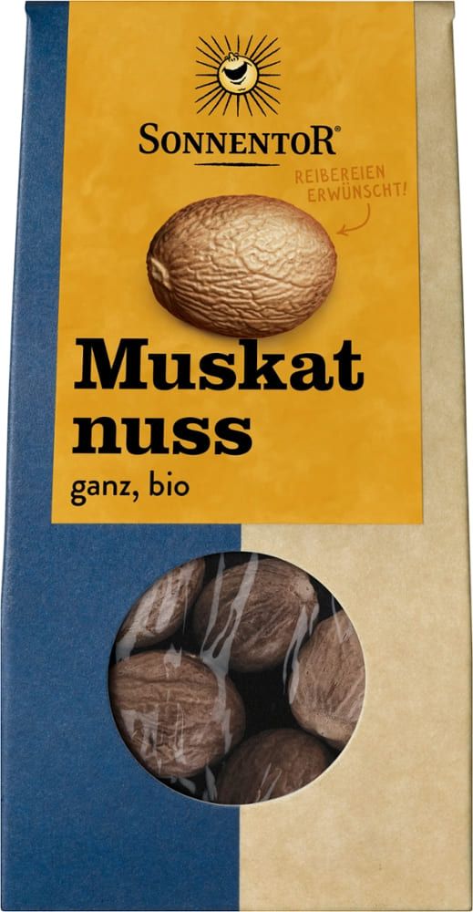 Sonnentor - Muskatnuss ganz 6 Stück zu 25 g