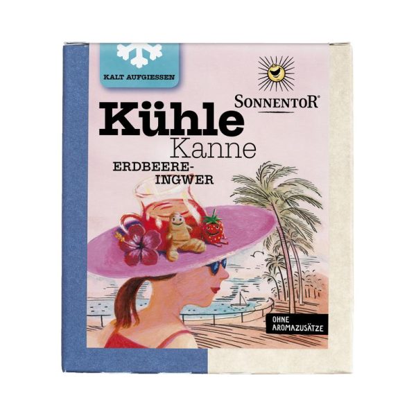 Kühle Kanne Erdbeer-Ingwer Sonnentor
