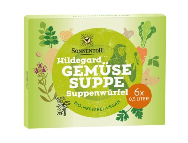 Hildegard Gemüse Suppe Suppenwürfel Sonnentor